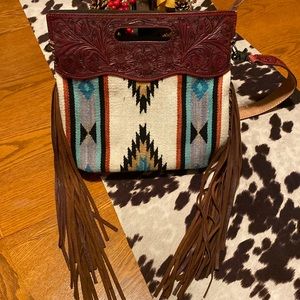 American Darling saddle blanket crossbody purse